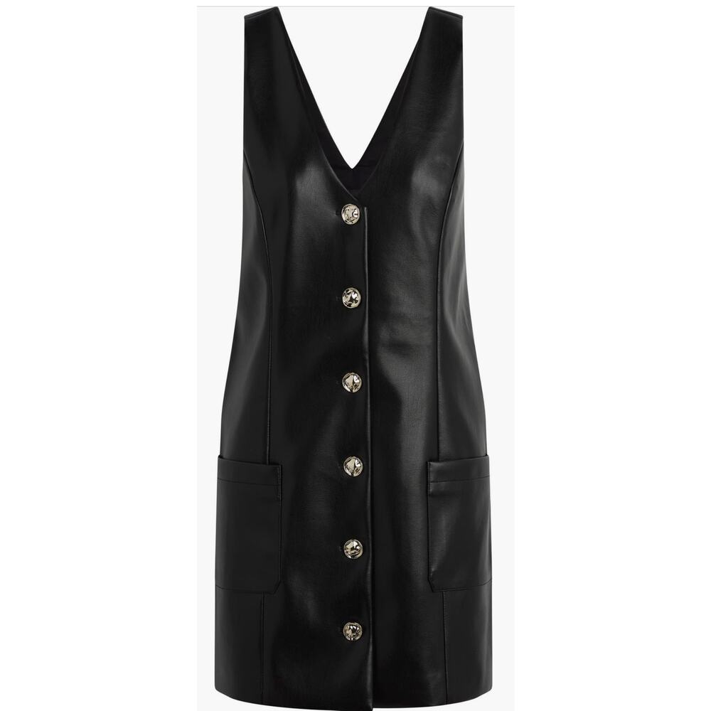 Favorite Daughter Faux Leather Minidress